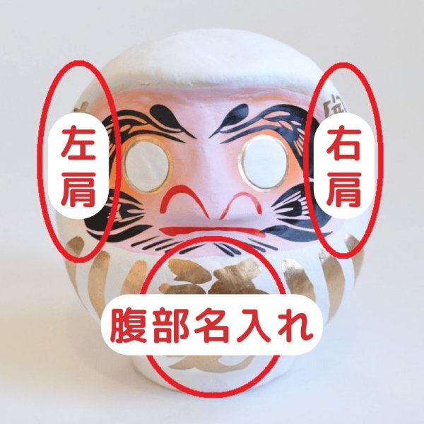 画像3: 【緑色 開運縁起だるま】身体健勝・身体安全・才能開花・交通安全  選べる11サイズ 5号（18cm）〜18号（75cm） (3)