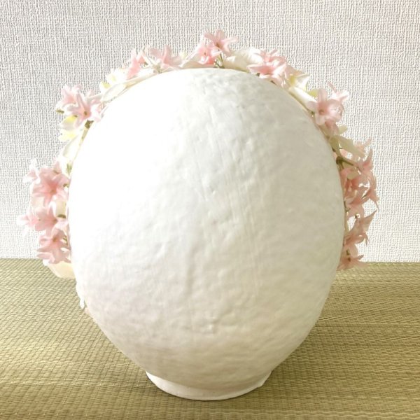 画像4: 【開運華だるま】パステルカラーがかわいい華だるま 5号 高級造花と高崎だるまの現代風アレンジ (4)